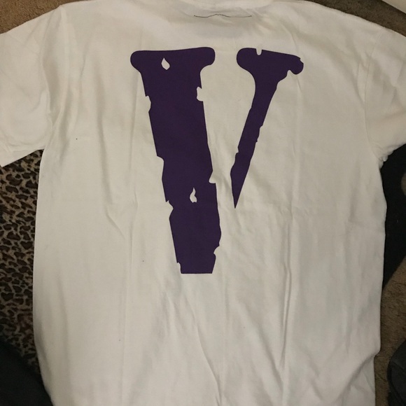 Vlone Purple V Tee - Picture 2 of 3